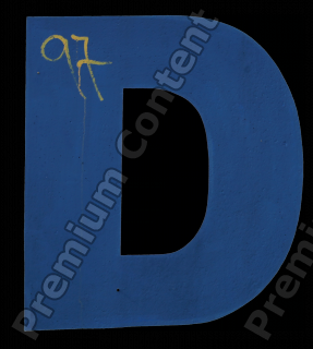 High Resolution Decal Letter Texture 0001